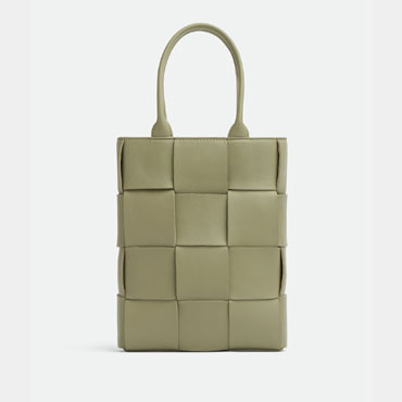 Bottega Veneta Mini Cassette Tote Bag Travertine 709341 VMAY 12916