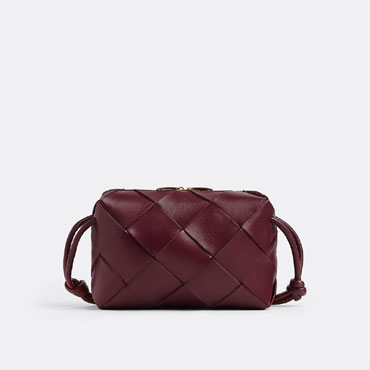 Bottega Veneta Small Cassette Camera Bag in Barolo 709417 VCQC 22247