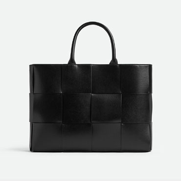 Bottega Veneta Medium Arco Tote Bag Black 729244 VB1K 08480