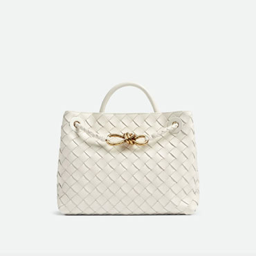 Bottega Veneta Small Andiamo White 743568 VCPP 19156