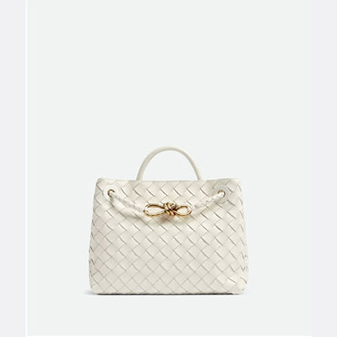 Bottega Veneta Small Andiamo in White 766014 VCPP 19156