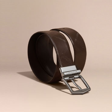 Burberry Reversible Leather Belt Bitter Chocolate black 40162571