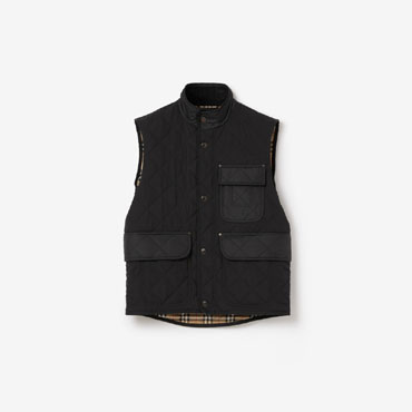 Burberry Quilted Thermoregulated Gilet in Black 80497831