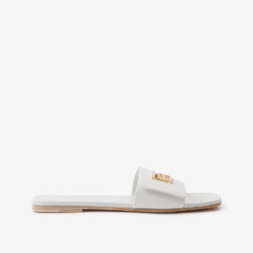 Burberry Monogram Motif Leather Slides 80724891