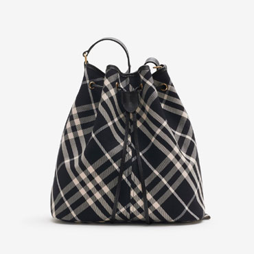 Burberry Medium Check Bucket Bag 80938711