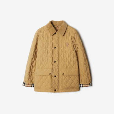 Burberry Quilted Nylon Jacket in Flax Sand 80979961