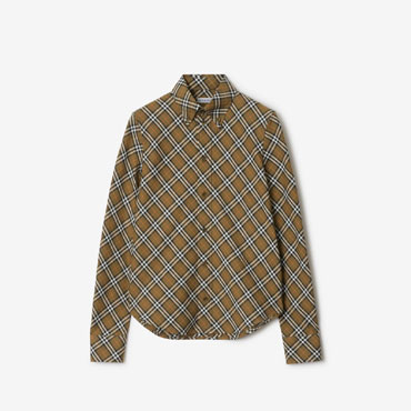 Burberry Check Cotton Shirt in Oxide 80982511