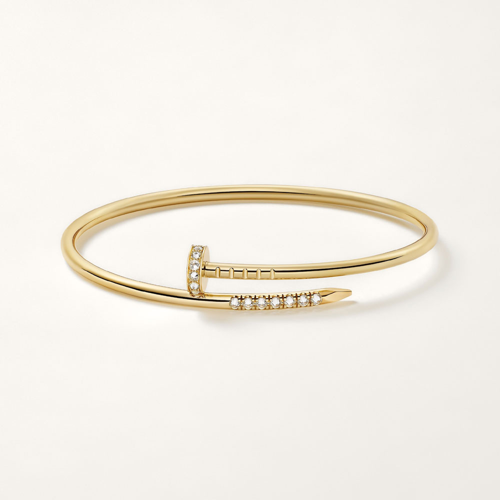 Cartier Juste un Clou bracelet small reverse set diamonds B6091917: Image 1