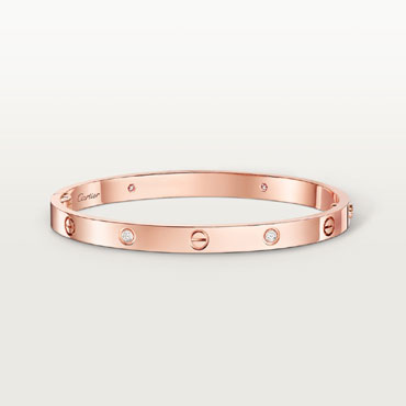 Cartier LOVE bracelet medium model 4 diamonds B6085717