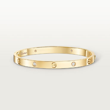 Cartier LOVE bracelet medium model 4 diamonds B6086517