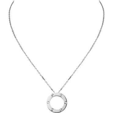 Cartier Love necklace 3 diamonds B7014600