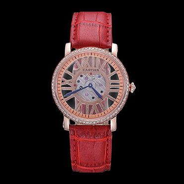 Cartier Rotonde Skeleton Flying Tourbillon Red CTR6025