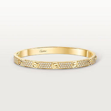 Cartier LOVE bracelet medium model paved N6736817