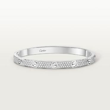 Cartier LOVE bracelet medium model paved N6737617