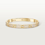 Cartier LOVE bracelet classic model paved 10 diamonds N6727317