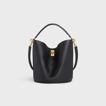 Celine Bucket 16 Bag In Smooth Calfskin Black 195573CR4 38NO