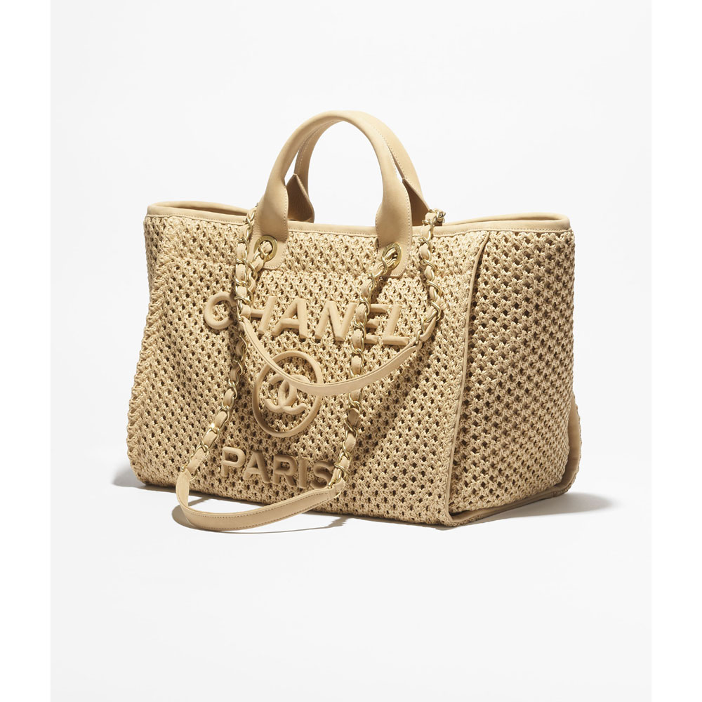 Chanel Large shopping bag in beige A66941 B22709 U5346: Image 2
