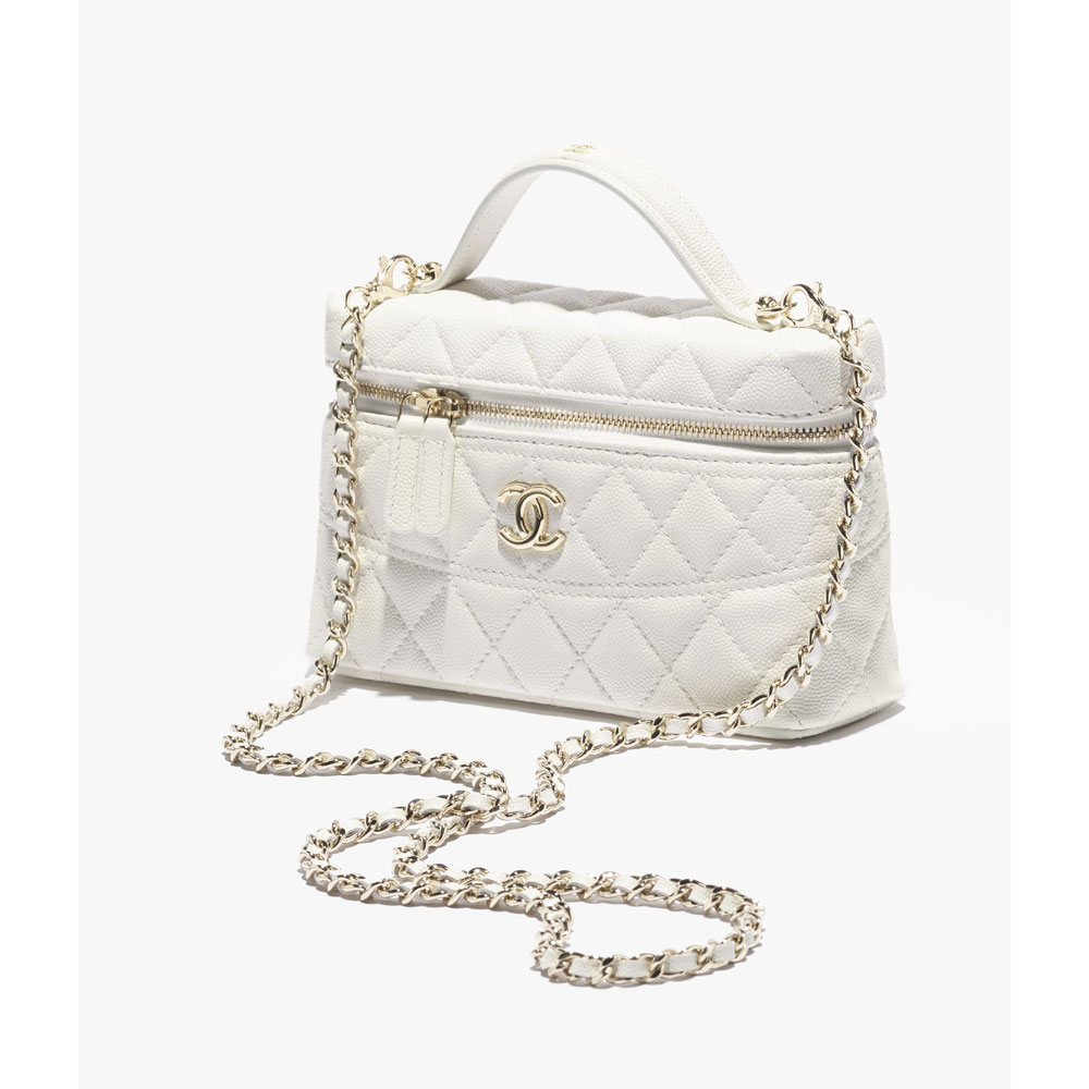 Chanel Vanity with chain in white AP4407 B22665 10601: Image 2