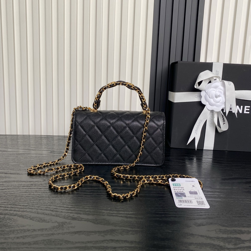 Chanel Clutch with chain in black AP4798 B21415 94305: Image 2