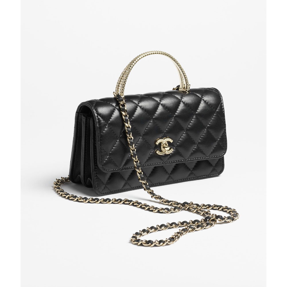Chanel Clutch with chain in black AP4831 B21522 94305: Image 2