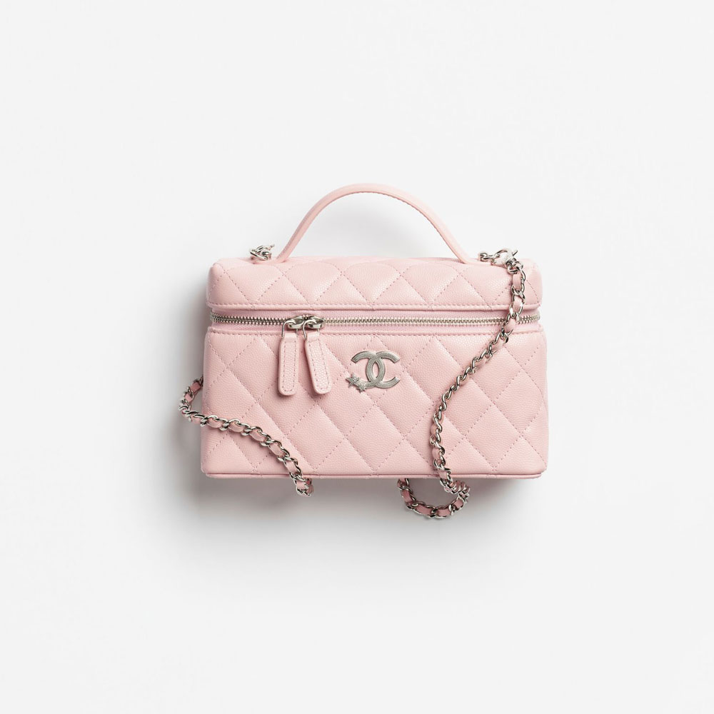Chanel Vanity with chain in light pink AP4854 B21489 U2360: Image 1