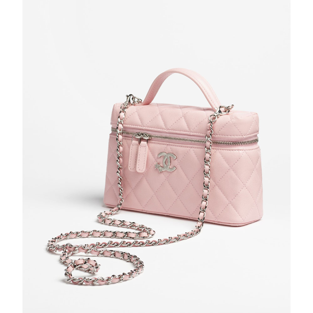 Chanel Vanity with chain in light pink AP4854 B21489 U2360: Image 2