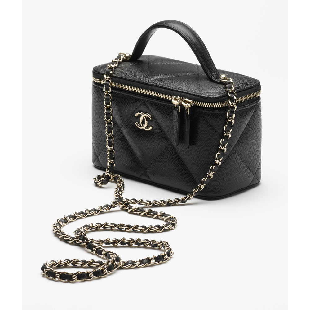Chanel Long vanity with chain in black AP4933 B22105 94305: Image 2