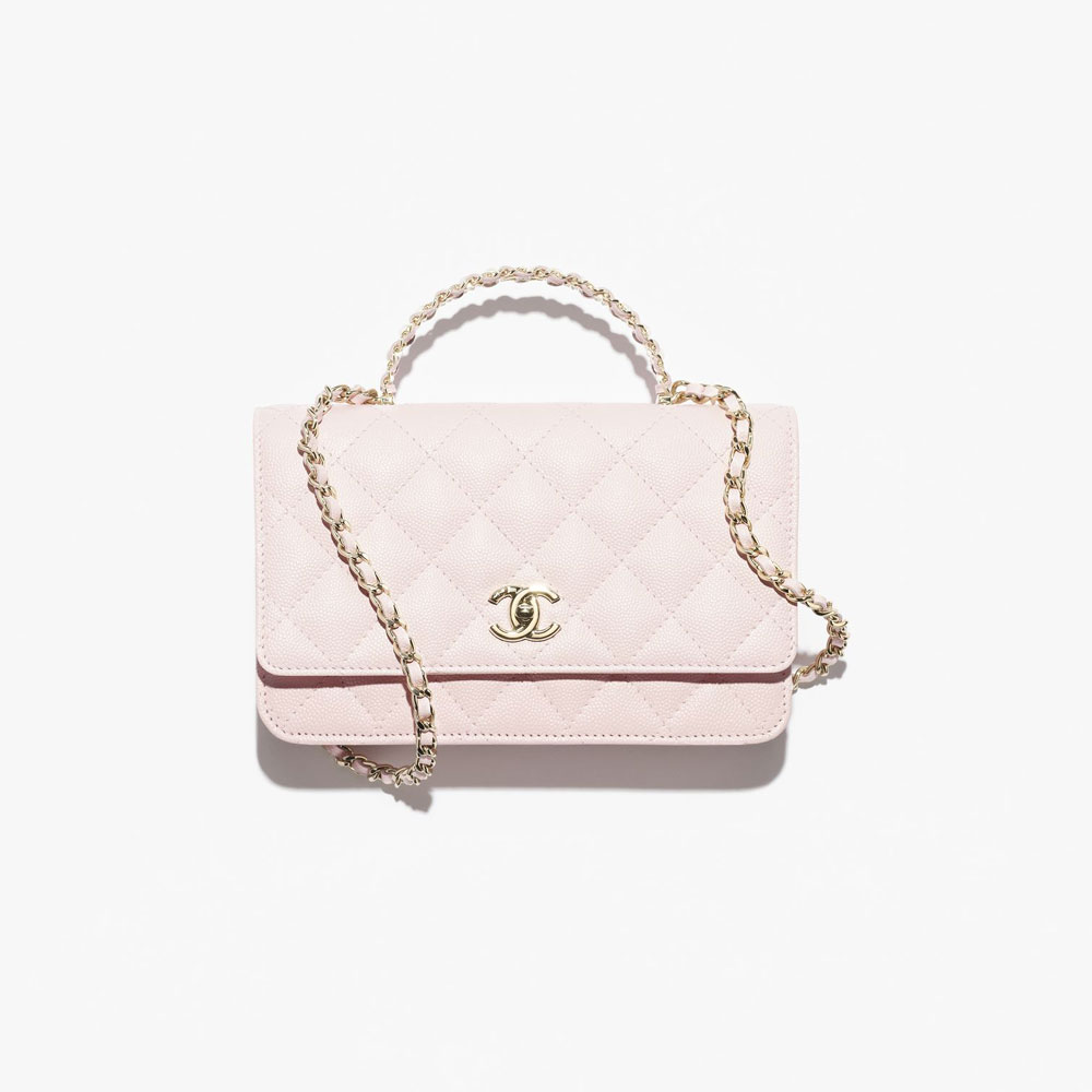 Chanel Wallet on chain in light pink AP4938 B22654 NH620: Image 1