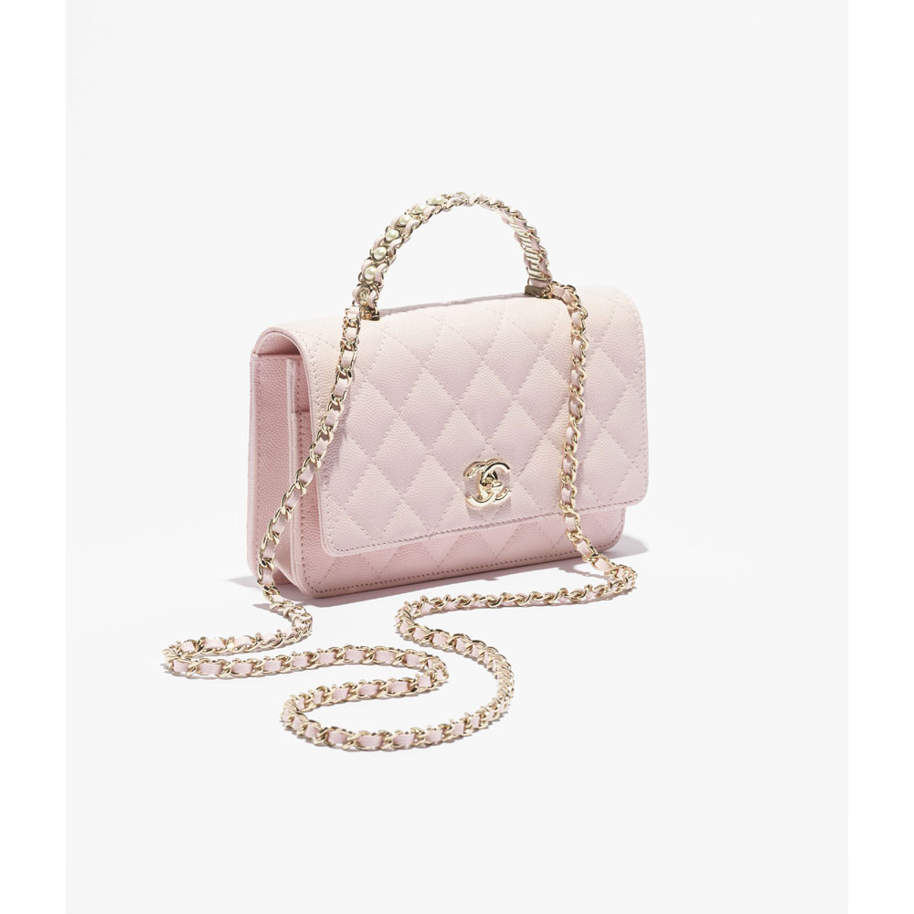 Chanel Wallet on chain in light pink AP4938 B22654 NH620: Image 2