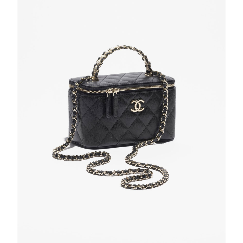 Chanel Long vanity with chain in black AP4940 B22654 94305: Image 2