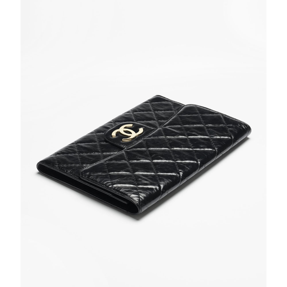 Chanel Large clutch in black AP4944 B22104 94305: Image 2