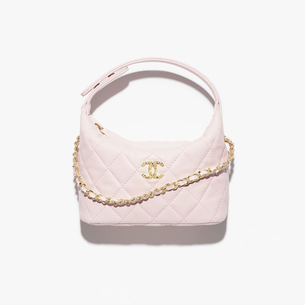 Chanel Clutch with chain in light pink AP5022 B22653 NH620: Image 1