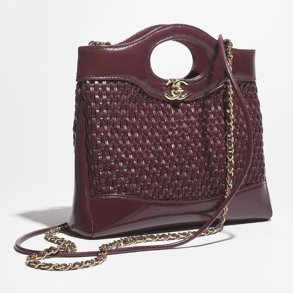 Chanel 31 mini shopping bag gold-tone metal AS4133 B23214 U6550: Image 2