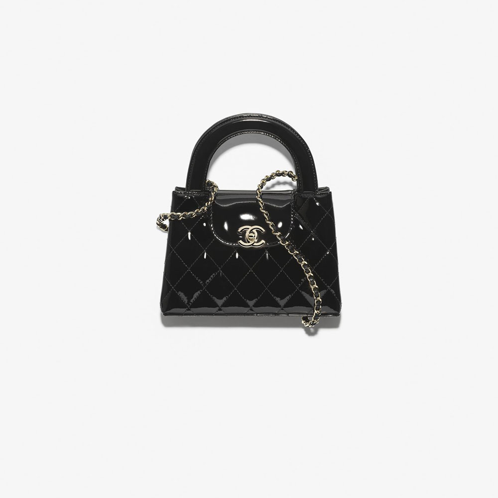 Chanel Mini shopping bag in black AS4416 B22572 94305: Image 1