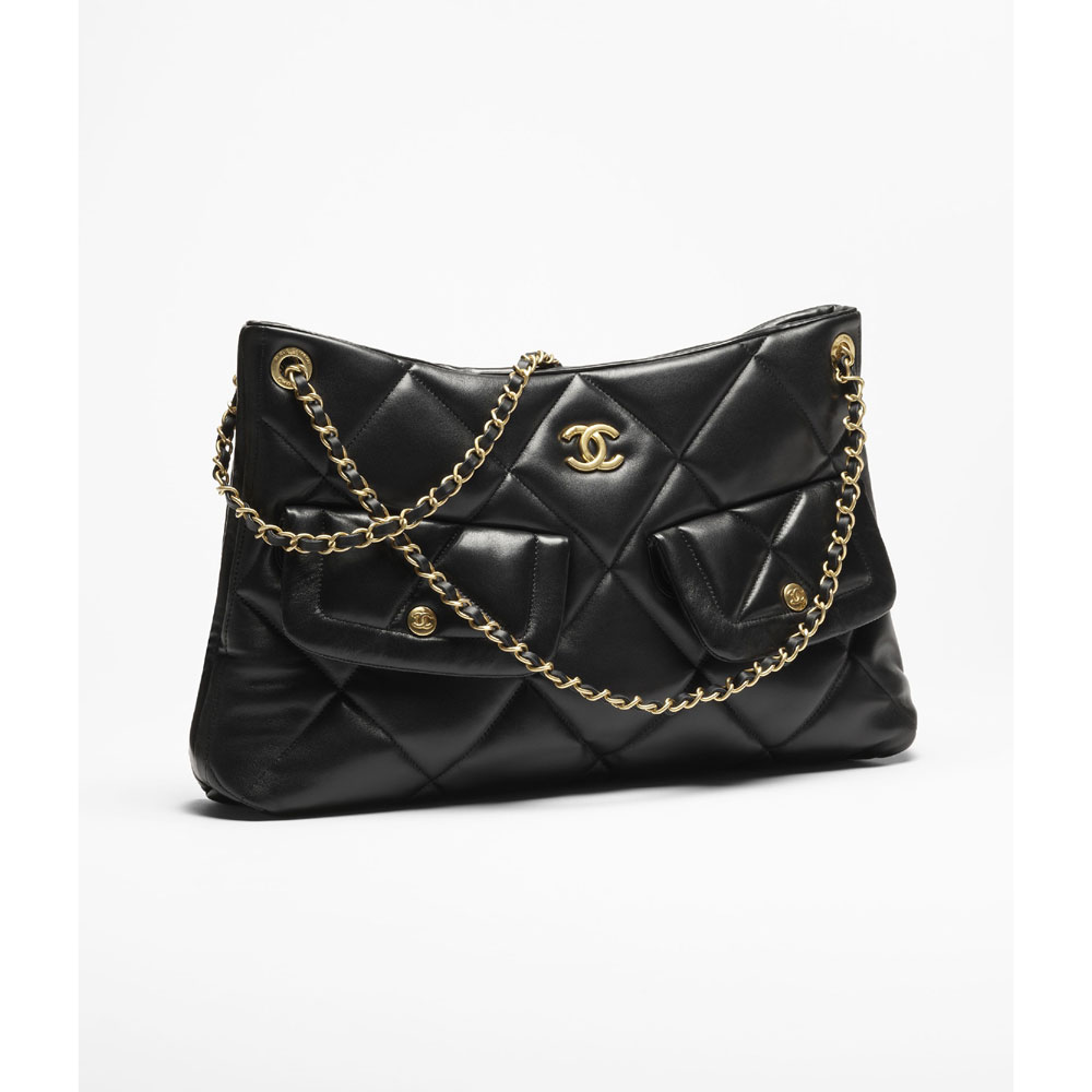 Chanel Shopping bag in black AS5740 B22139 94305: Image 2