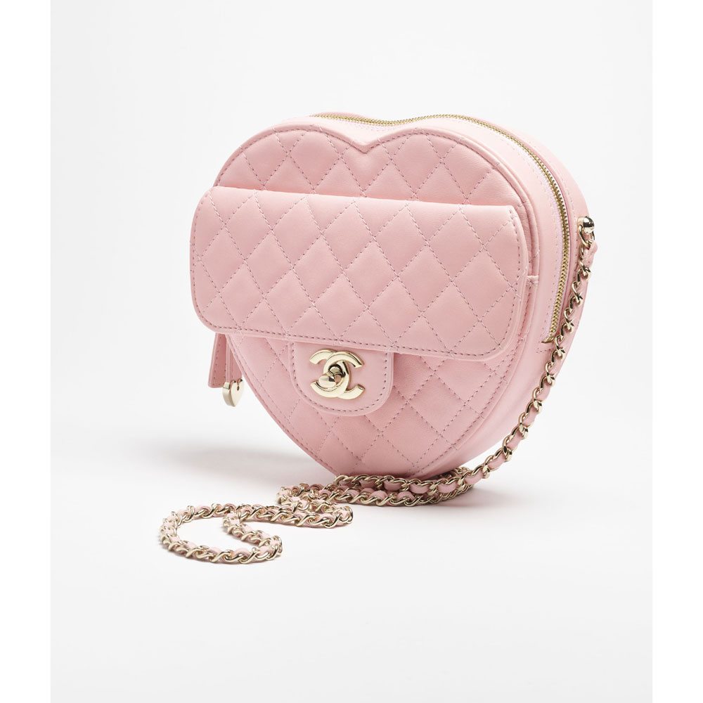Chanel Heart bag in light pink AS5764 B07958 U2360: Image 2