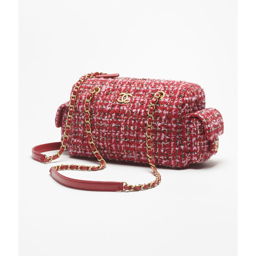 Chanel Small bowling bag in pink black AS5792 B22160 U2675: Image 2