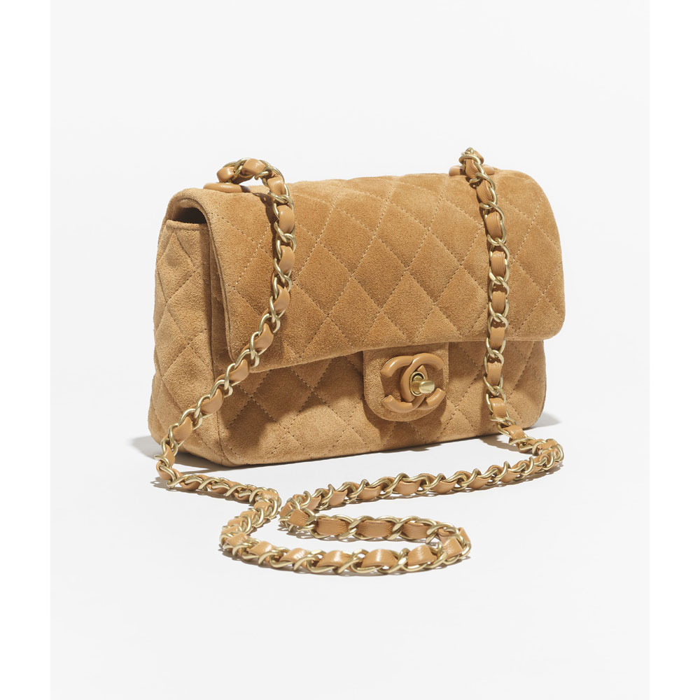Chanel Mini flap bag in dark beige AS5989 B22723 U5319: Image 2