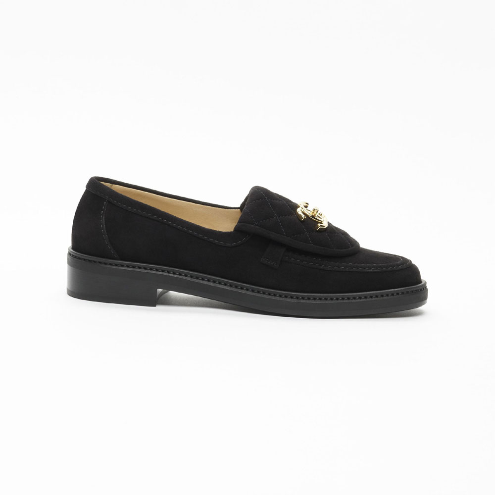 Chanel Moccasins Suede kidskin G45474 B24126 94305: Image 1