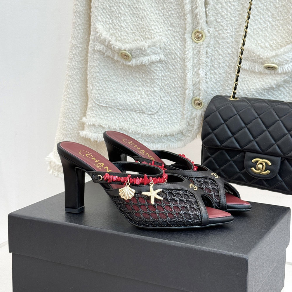 Chanel Mules Black G47157 B23957 94305: Image 1