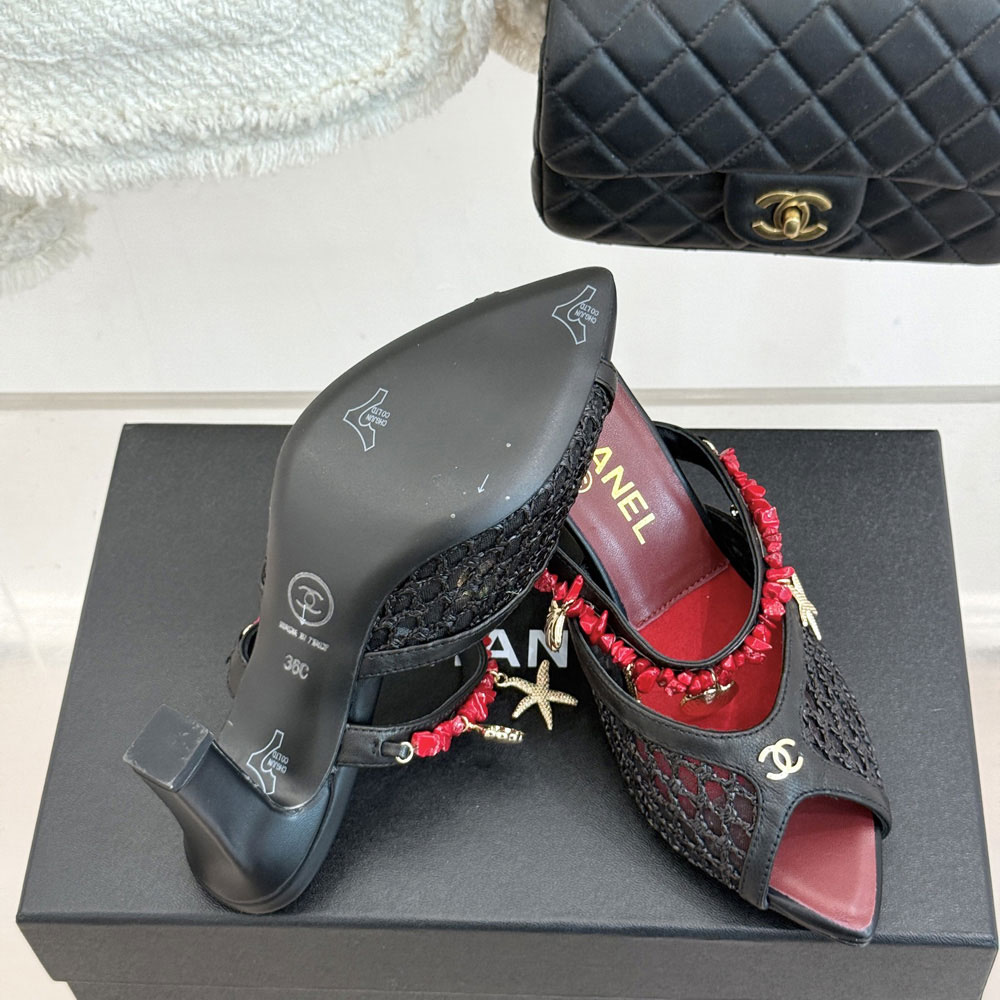 Chanel Mules Black G47157 B23957 94305: Image 2