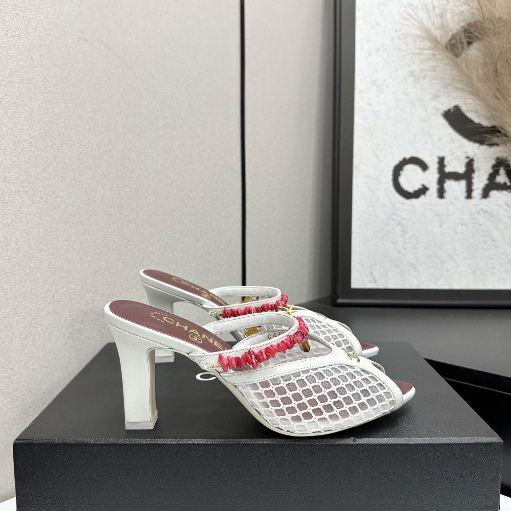 Chanel Mules Ivory G47157 B23957 U8978: Image 1