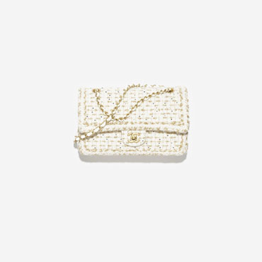 Chanel Classic 11.12 handbag in ecru gold A01112 B23056 U5021