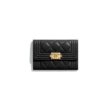 Lambskin Boy Chanel Flap Card Holder A80603 Y07659 94305