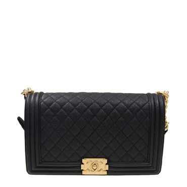 Boy Chanel Quilted flap Caviar bag A92193 Y61398 94305