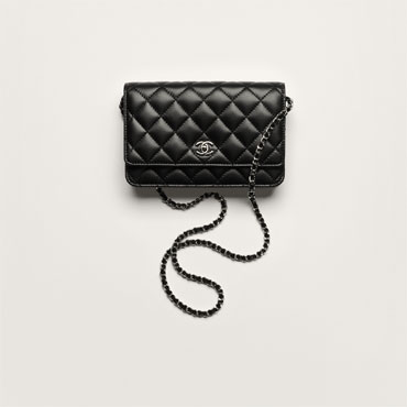 Chanel Classic wallet on chain in black AP4241 Y01480 C3906