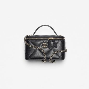 Chanel Long vanity with chain in black AP4933 B22105 94305