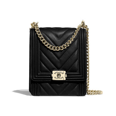 Calfskin Black Boy Chanel bag AS0130 Y83793 94305