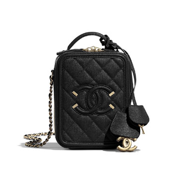 Chanel Black Vanity Case AS0988 B01186 94305