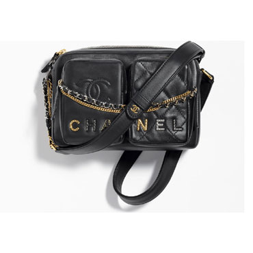 Chanel Calfskin Black Small Camera Case AS2923 B10280 94305